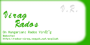 virag rados business card